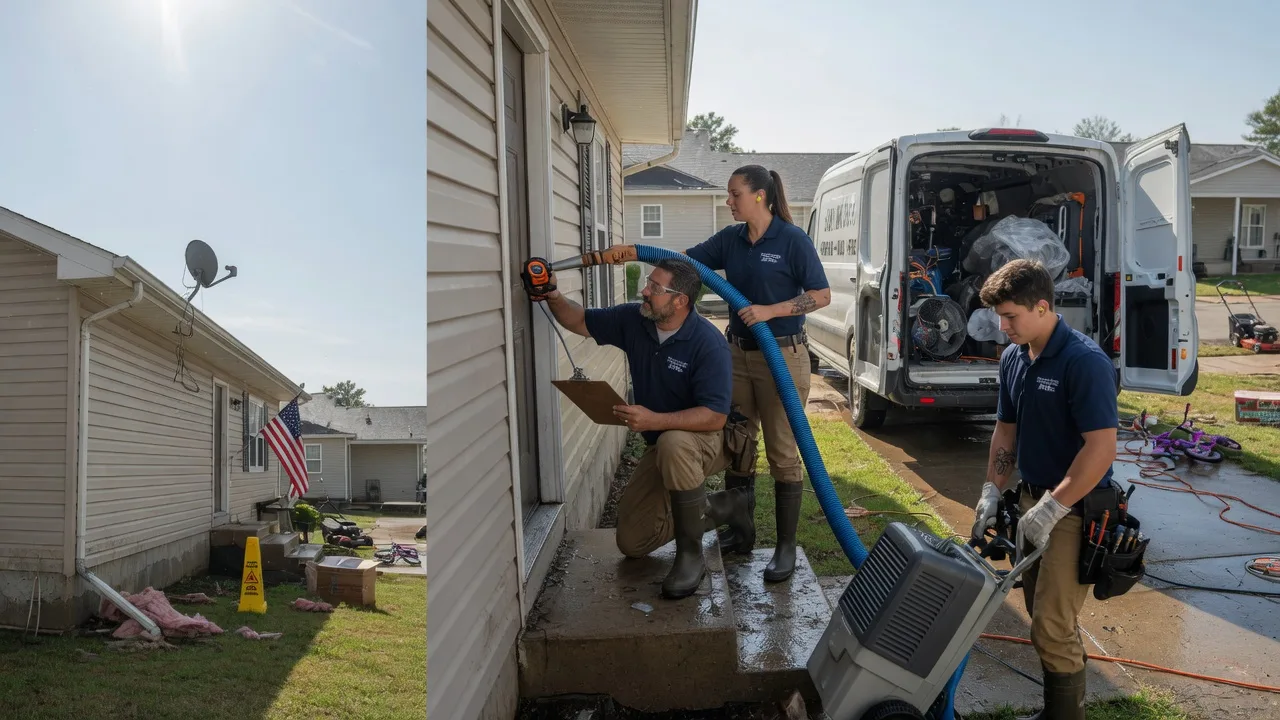 Ceiling Water Damage Restoration in Witt, IL near me